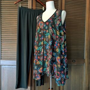SLINKY BRAND 2-Piece Pant/Tunic Set - XL
